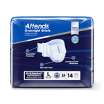 Attends® Briefs with Overnight Protection, Large