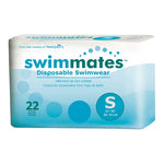 Unisex Adult Bowel Containment Swim Brief Swimmates™ Pull On with Tear Away Seams Small Disposable Moderate Absorbency