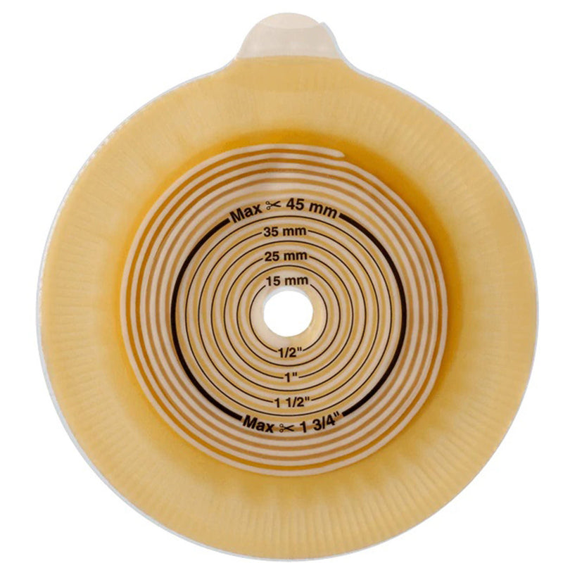 Assura® Flat Ostomy Barrier, Pre-cut to Fit 30 mm Stomas, Red Color Match