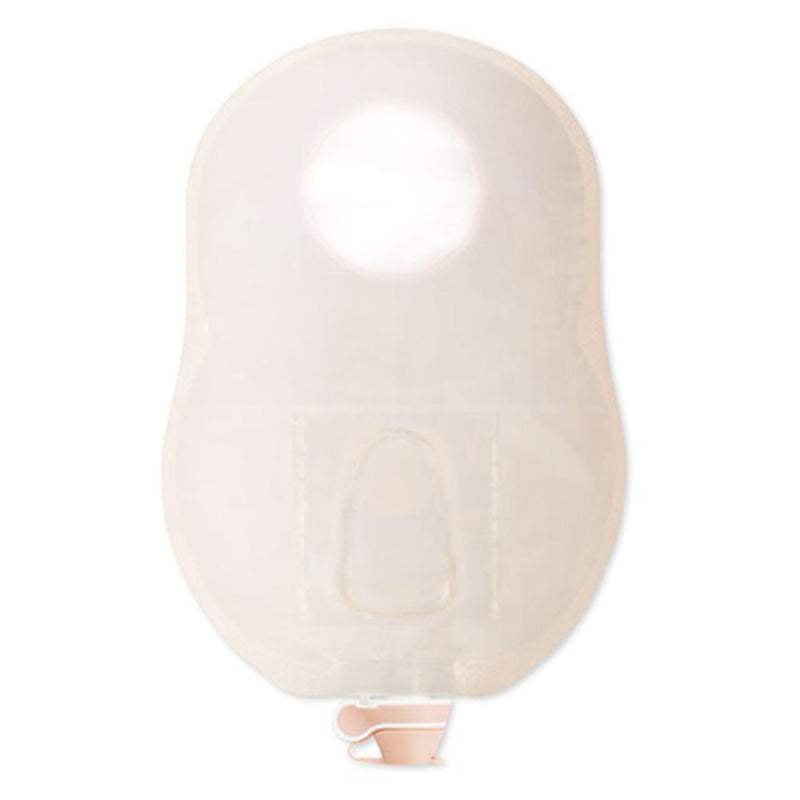 New Image™ Two-Piece Ultra-Clear Urostomy Pouch, 70 mm Flange, Blue Match