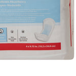 Sure Care™ Bladder Control Pads, Moderate Absorbency, 4 x 9.75 Inch