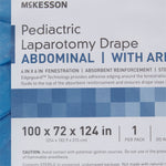 McKesson Sterile Pediatric Laparotomy Drape, 100 x 72 x 124 Inch