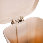 McKesson Waste Can with Step-On Pedal, Beige, 15.16 x 14.76 x 26.57 Inch