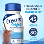 Ensure® Original Nutrition Shake, Chocolate, 8-ounce bottle