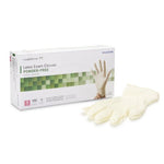 Exam Glove McKesson Confiderm® Large NonSterile Latex Standard Cuff Length Fully Textured Ivory Not Rated