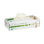 Exam Glove McKesson Confiderm® Large NonSterile Latex Standard Cuff Length Fully Textured Ivory Not Rated