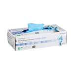 Exam Glove McKesson Confiderm® 4.5C Medium NonSterile Nitrile Standard Cuff Length Textured Fingertips Blue Chemo Tested
