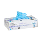 Exam Glove McKesson Confiderm® 4.5C Medium NonSterile Nitrile Standard Cuff Length Textured Fingertips Blue Chemo Tested