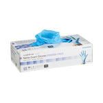 Exam Glove McKesson Confiderm® 4.5C Medium NonSterile Nitrile Standard Cuff Length Textured Fingertips Blue Chemo Tested