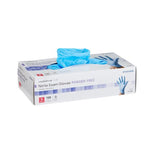 Exam Glove McKesson Confiderm® 3.8 Medium NonSterile Nitrile Standard Cuff Length Textured Fingertips Blue Not Rated