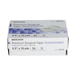 Water Resistant Medical Tape McKesson Transparent 1/2 Inch X 10 Yard Plastic NonSterile
