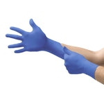 Exam Glove MICROFLEX® Cobalt® Medium NonSterile Nitrile Standard Cuff Length Fully Textured Blue Not Rated