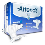 Unisex Adult Incontinence Brief Attends® Advanced Medium Disposable Heavy Absorbency