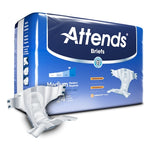 Unisex Adult Incontinence Brief Attends® Medium Disposable Heavy Absorbency