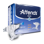 Unisex Adult Incontinence Brief Attends® Medium Disposable Heavy Absorbency