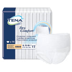 Unisex Adult Absorbent Underwear TENA® Dry Comfort™ Pull On with Tear Away Seams Large Disposable Moderate Absorbency