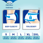 Tena® ProSkin™ Breathable Incontinence Underwear, Moderate Absorbency, 3X-Large