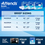 Attends® Heavy Absorbency Briefs, Extra Large