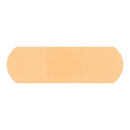 Adhesive Strip American® White Cross 1 X 3 Inch Plastic Rectangle Sheer Sterile