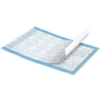 TENA Regular Underpads, Light Absorbency, Blue, Disposable, Latex-Free