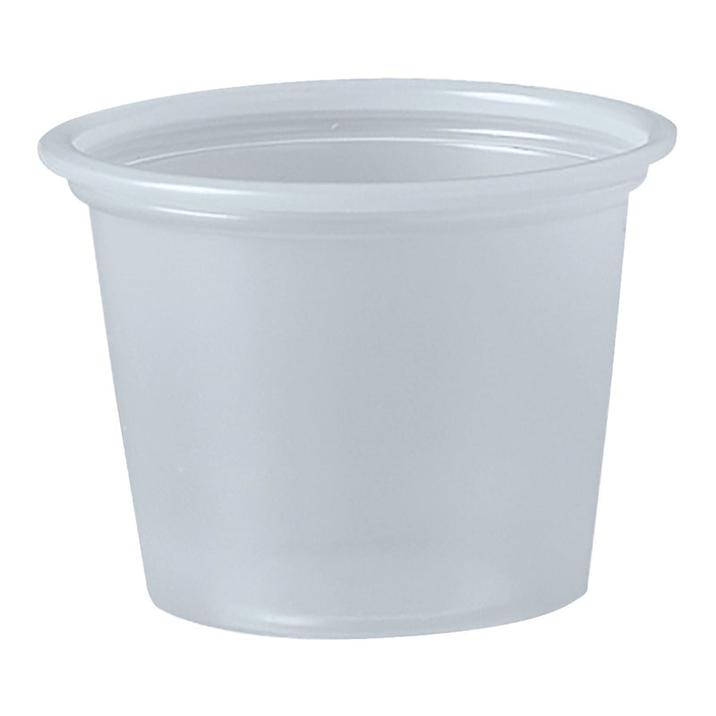 Solo® Polystyrene Soufflé Cup, 1 ounce capacity
