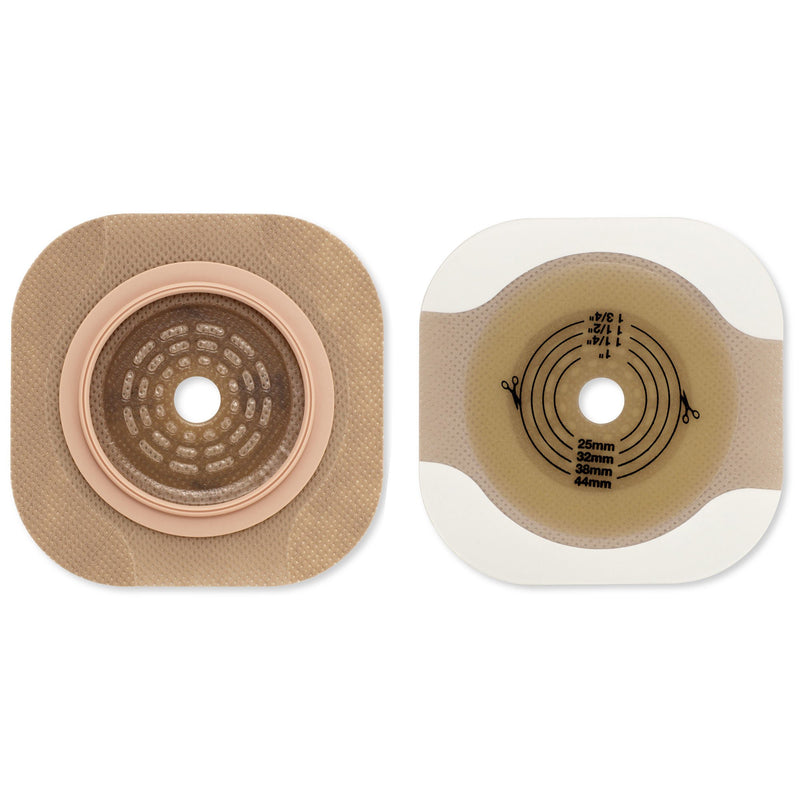 New Image™ Flat CeraPlus™ Ostomy Barrier with Tape Borders, 44 mm Flange, 32 mm