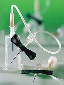 VACUETTE® Blood Collection Set 25 Gauge 3/4 Inch Needle Length Safety Needle 12 Inch Tubing Sterile