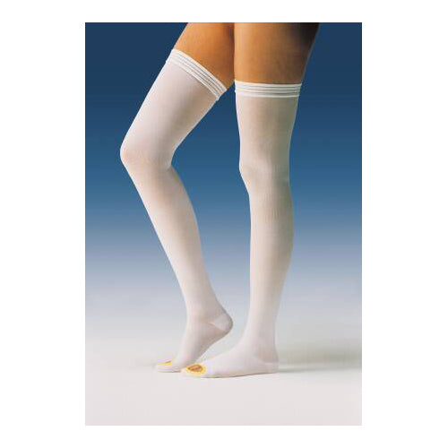 Anti-embolism Stocking JOBST® Anti-Em/GPT™ Thigh High Medium / Long White Inspection Toe