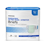 Unisex Adult Incontinence Brief McKesson Ultra Plus Stretch Large / X-Large Disposable Heavy Absorbency