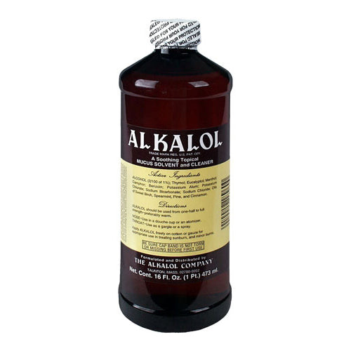 Mucus Solvent and Nasal Wash Alkalol® Liquid 16 oz.