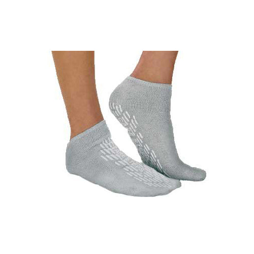 Slipper Socks Care-Steps® X-Large Gray Above the Ankle