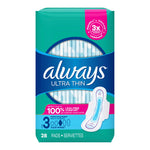Always® Ultra Thin Extra Long Super Pads, Size 3