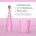 ISSA™ baby Soft Silicone Sonic Toothbrush, Pearl Pink Bunny