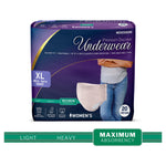 McKesson Premium Discreet Underwear for Women, Maximum Absorbency, Extra-Large