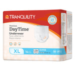 Tranquility Premium DayTime Disposable Absorbent Underwear, XL