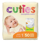 Cuties® Premium Diaper, Size 1
