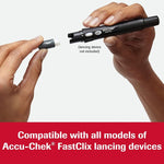 Accu-Chek FastClix Lancet, 30 Gauge, Preloaded Safety Drum, Track System