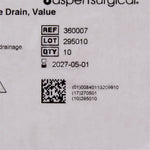 McKesson Wound Drain Tube, 10 Fr., 20-centimeter Length