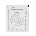 McKesson Plastic Wound Measuring Guide, 5 x 7 Inch