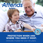 Attends® Briefs Youth/Small