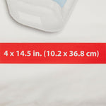 Sure Care™ Bladder Control Pads, Extra Heavy Absorbency, 4 x 14.5 Inch