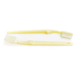 McKesson Toothbrush, Ivory, Medium, Curved Handle