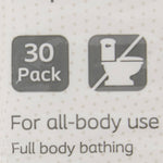 EasiCleanse® Bath No-Rinse, Self-Sudsing Wipes, Scented