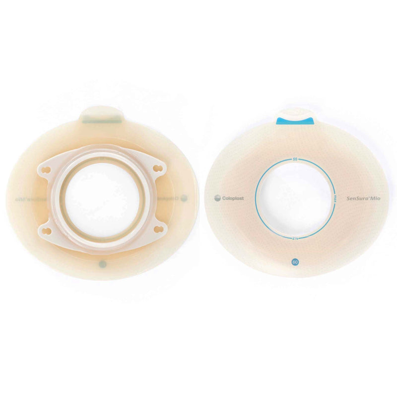 SenSura® Mio Click Ostomy Barrier, 38 mm Stoma Opening, Red Color Match