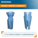 McKesson SMS Fluid Resistant Exam Gown, Extra Large
