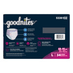 Goodnites® Heavy Absorbency Nighttime Underwear, Large for Girls 68 – 95 lbs.
