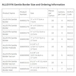 Allevyn Gentle Border Silicone Foam Dressing, 5 x 5 Inch