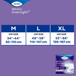 Tena® ProSkin Overnight™ Super Fully Breathable Underwear, Medium