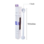 McKesson Wall Grab Bar, White Steel, 18-Inch Length