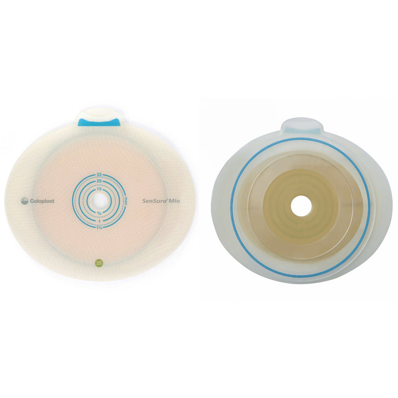 SenSura® Mio Flex Flat Ostomy Barrier, Trim to Fit 10 – 48 mm, Red Match